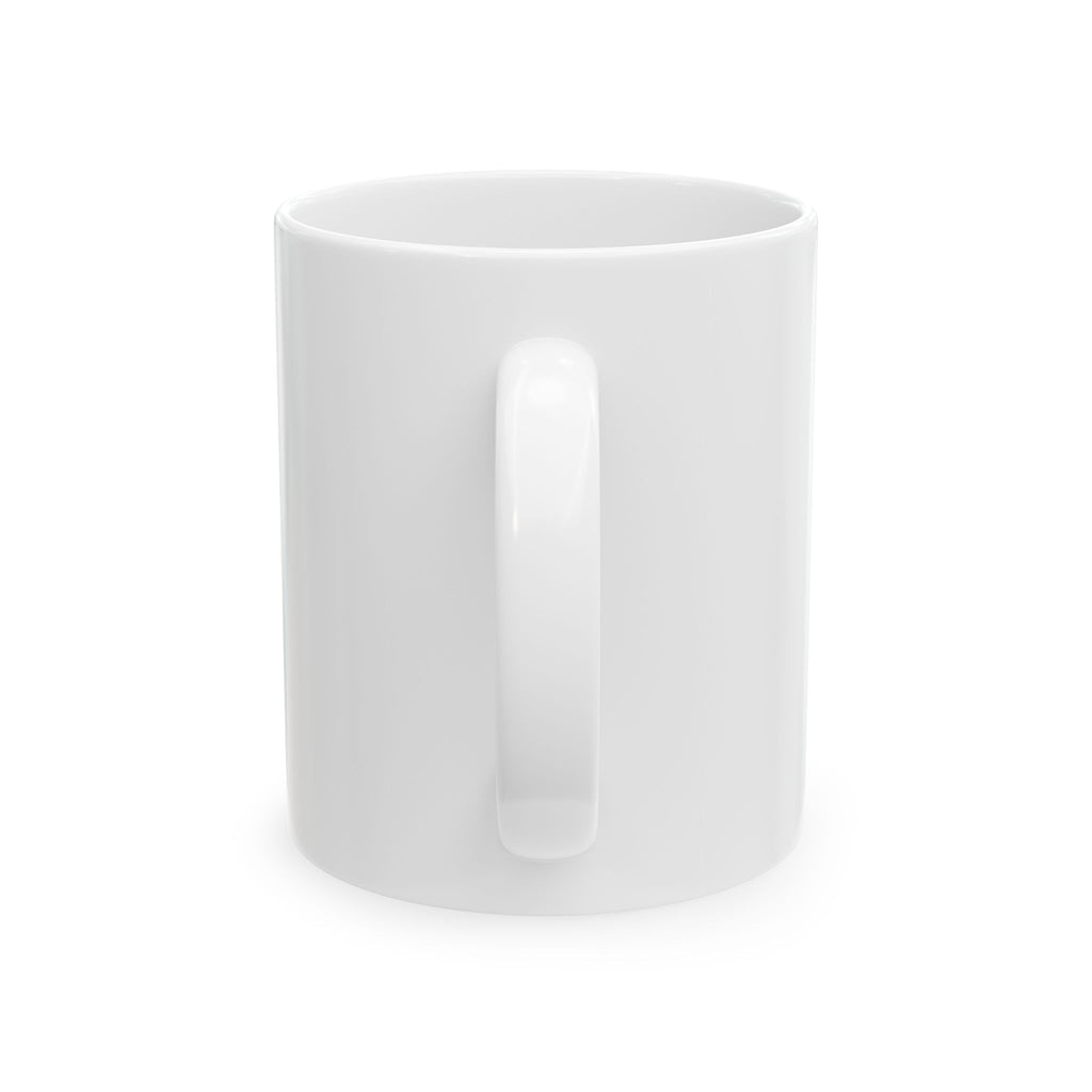 Magnetic Drive Golf Girl Mug | Ceramic coffee cup White