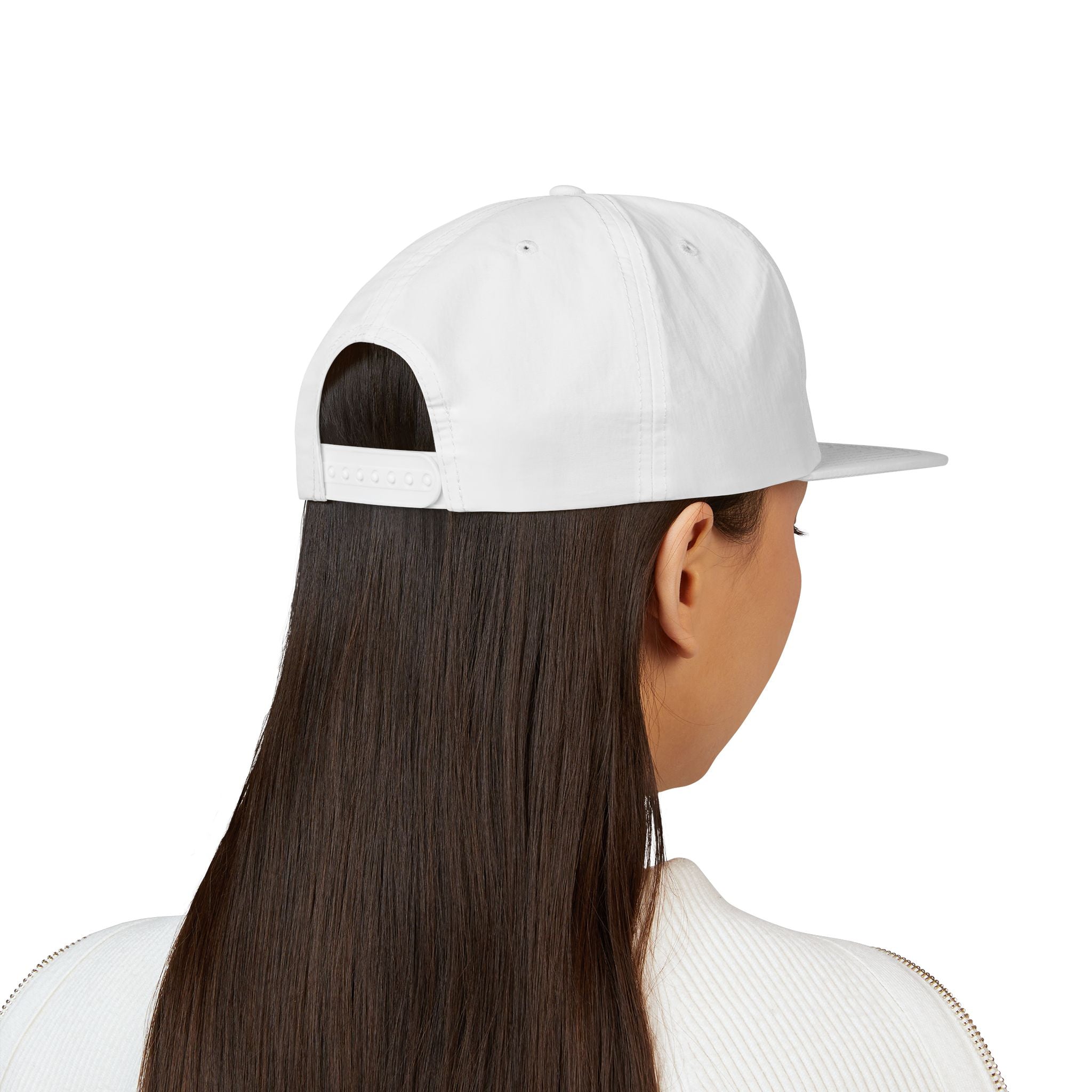 Magnetic Drive Surfer Graphic Surf Cap | Retro Woman with Surfboard