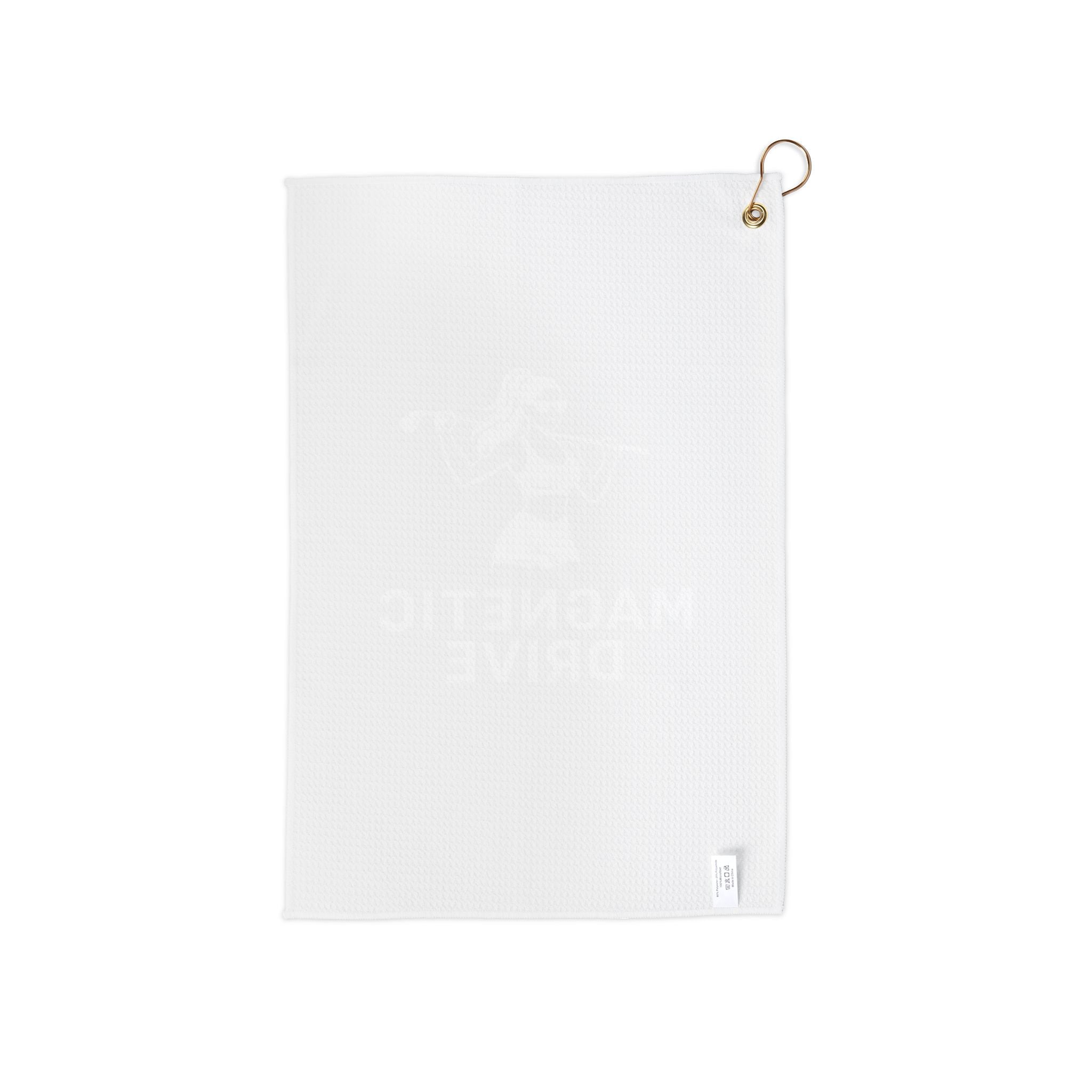 Magnetic Drive Black Golf Girl Towel — Golf Accessory