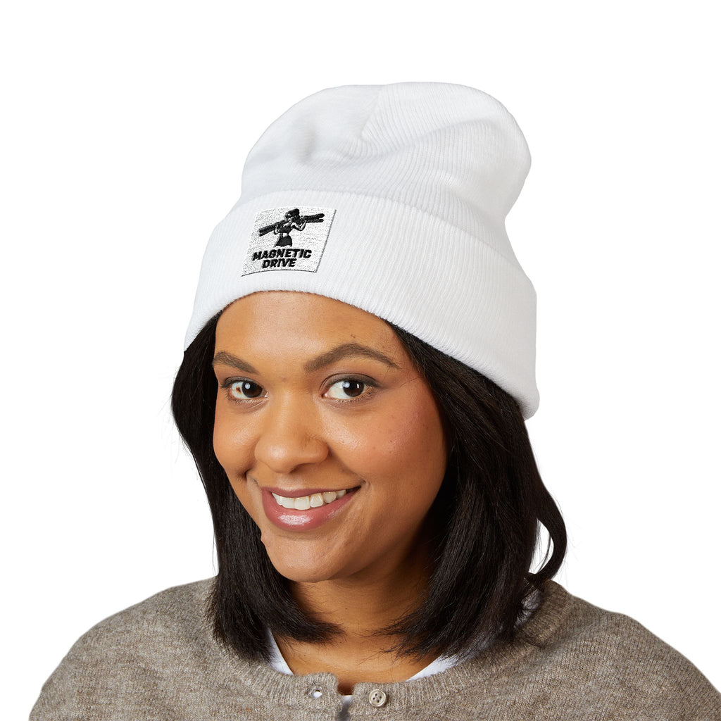 Skeletor Skate Graphic Beanie | Embroidered Cuffed Beanie