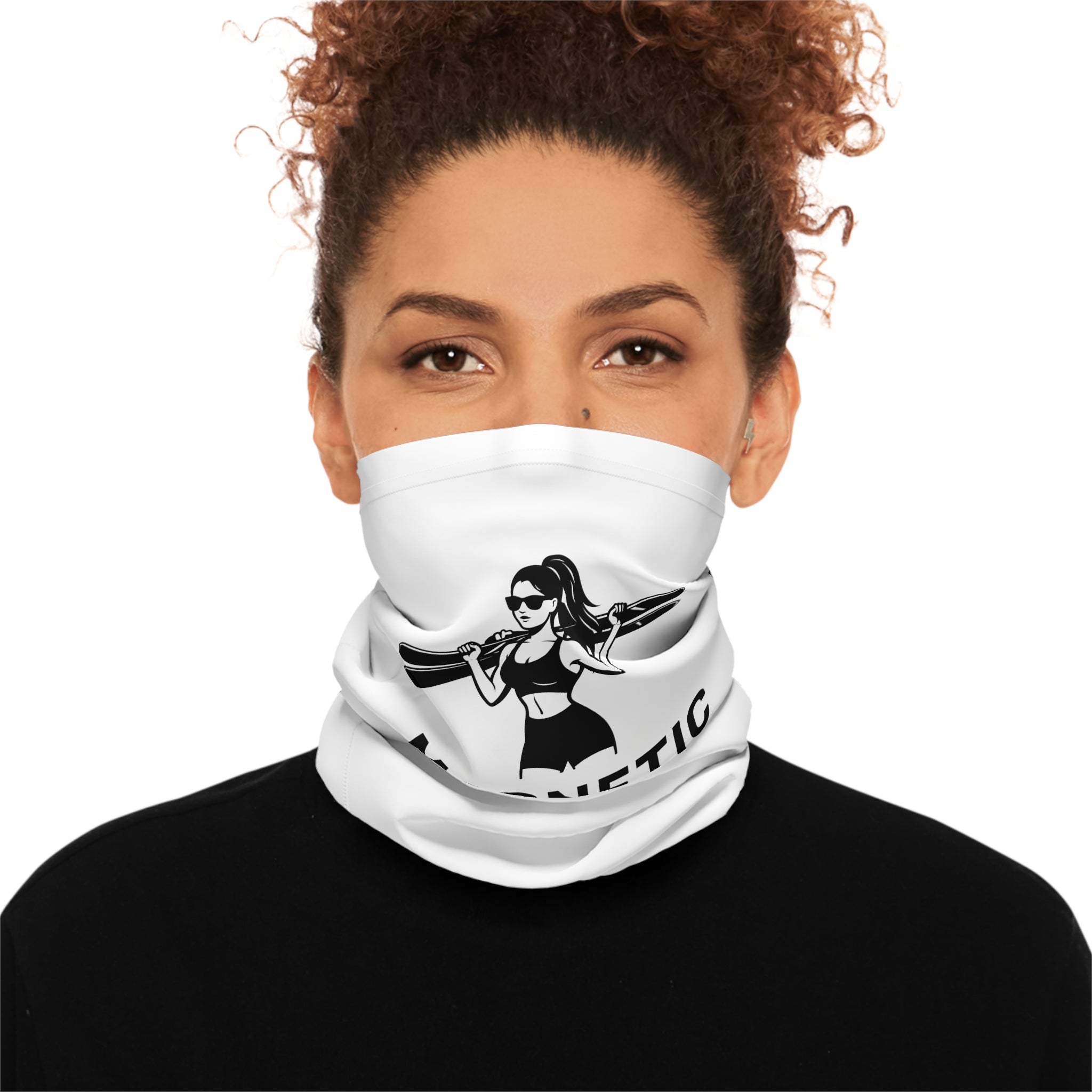 Magnetic Drive Skier Neck Gaiter — Lightweight Ski & Snowboard Face Mask